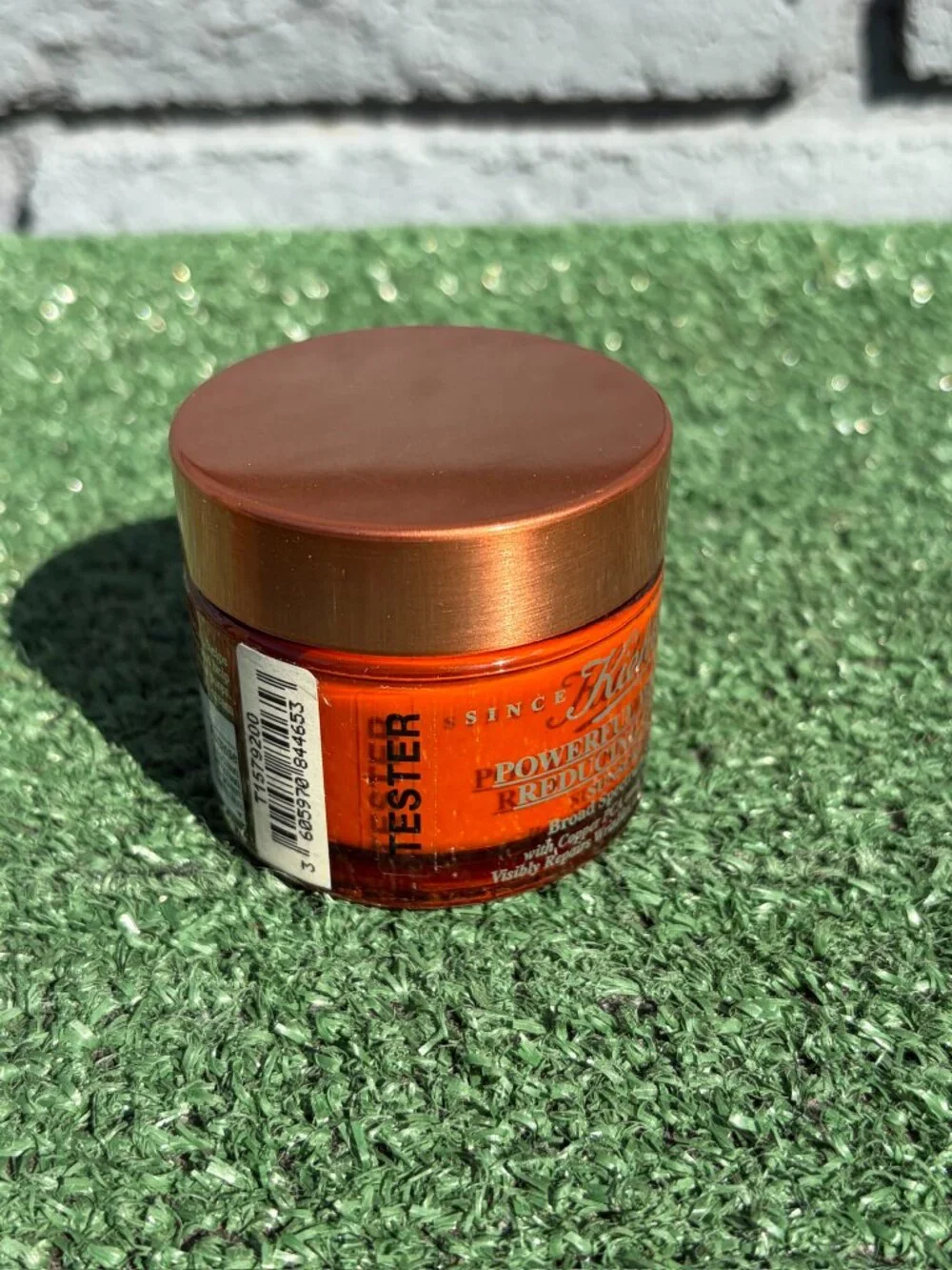 New Kiehl's Powerful Wrinkle Reducing Eye Cream .5 oz Jar *Tester*